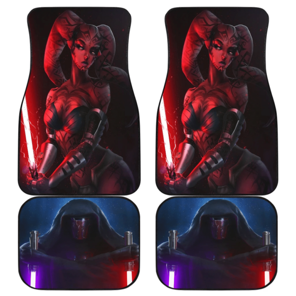 Darth Raven And Darth Talon Star Wars Lightsaber Car Floor Mats NA022404