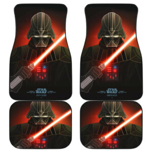 Darth Vader Star Wars in red theme Car Floor Mats 191021