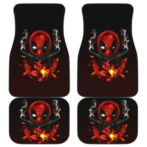 Deadpool Gun Logo Thug Car Floor Mats 191021