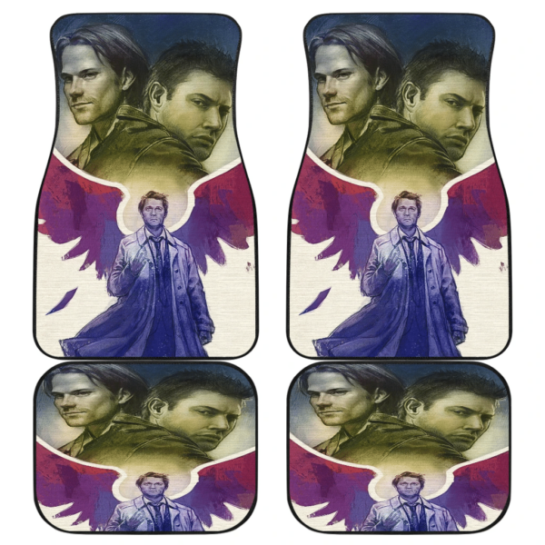 Dean And Sam Car Floor Mats Supernatural Movie H040320