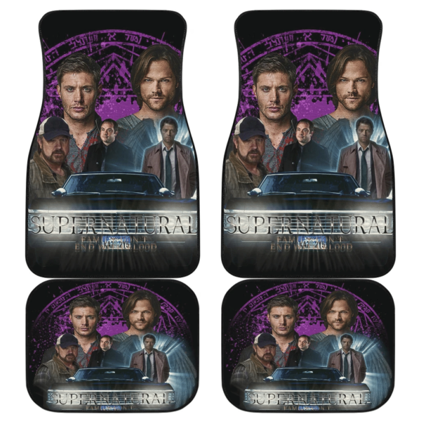 Dean And Sam Movie Supernatural Car Floor Mats H040320