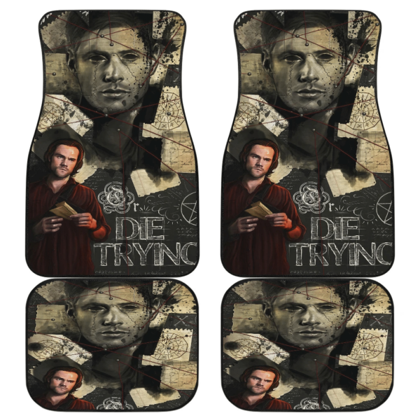 Dean And Sam Supernatural Movie Car Floor Mats H040320