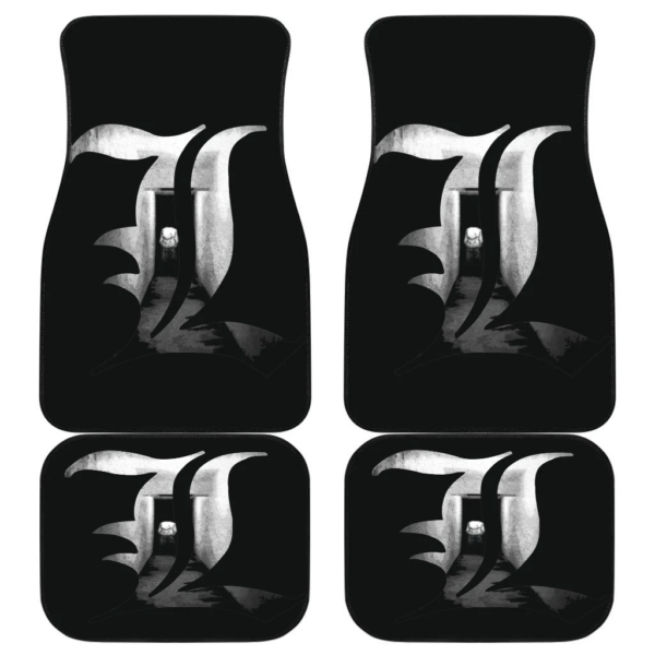 Death Note L in black theme Car Floor Mats 191021