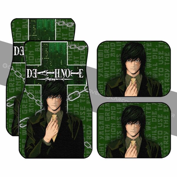 Death Note Teru Mikami Car Floor Mats Custom Anime Car Accessories