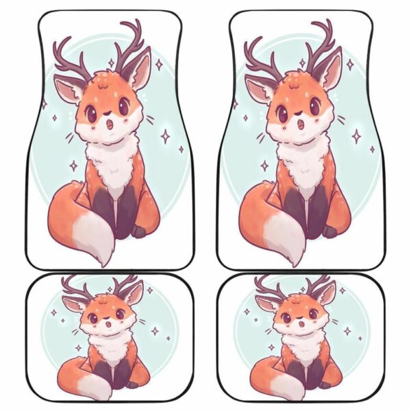 Deer Baby Chibi Anime Cute Car Floor Mats 191021