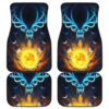 Deer Stars Sign in Galaxy theme Car Floor Mats 191021