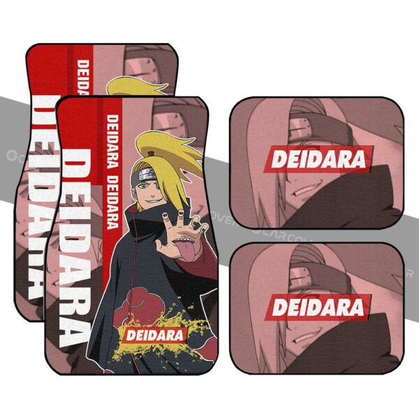 Deidara Akatsuki Car Floor Mats Custom Anime Naruto Car Accessories