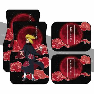 Deidara Akatsuki Car Floor Mats Custom Naruto Anime Car Accessories