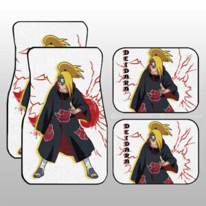 Deidara Car Floor Mats Custom Gifts For Naruto Anime Fans