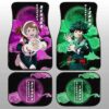 Deku And Uraraka Car Floor Mats Custom My Hero Academia Anime Car Accessories