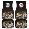 Demon Slayer Anime Car Floor Mats – DS Cute Chibi Characters New Year Artwork Car Mats