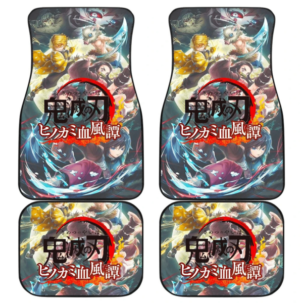 Demon Slayer Characters Poster Car Floor Mats UBC032902