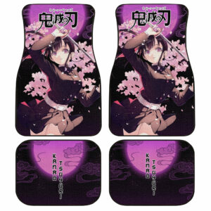 Demon Slayer Kanao Car Floor Mats Custom Anime Car Accessories