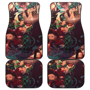 Demon Slayer Kimetsu No Yaiba Anime Car Floor Mats 191021