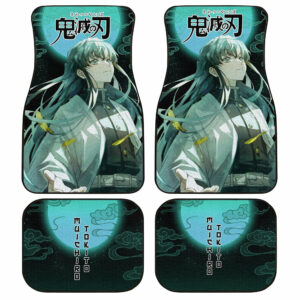 Demon Slayer Muichiro Tokito Car Floor Mats Custom Anime Car Accessories