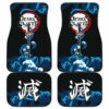 Demon Slayer Tanjiro Sword Earring Car Floor Mats Manga Mixed Anime