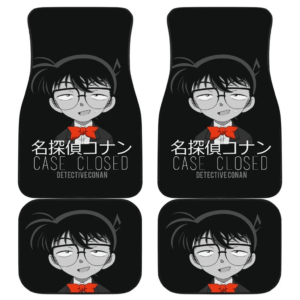 Detective Conan Case Closed in black theme Car Floor Mats 191021