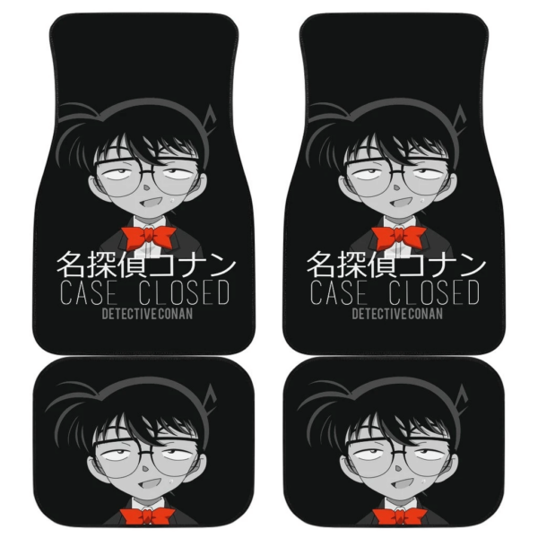 Detective Conan Case Closed in black theme Car Floor Mats 191021