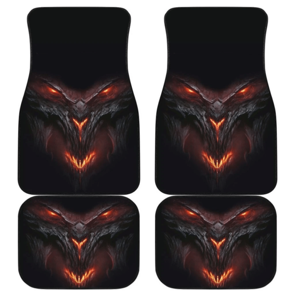 Diablo 3 Logo Evil Car Floor Mats 191021