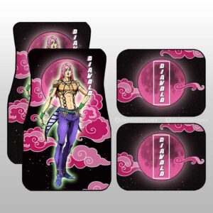 Diavolo Car Floor Mats Custom JoJo’s Bizarre Adventure Anime Car Accessories