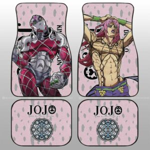 Diavolo Car Floor Mats Custom JoJo’s-Bizarre-Adventure Anime Gifts For Fan