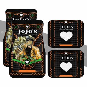 Dio Brando Car Floor Mats Custom Anime JoJo’s Bizarre Adventure Car Interior Accessories