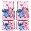 Disney Cartoon Stitch Love Car Floor Mats Funny Gift Ideas H0114