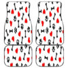 Dog Paw Bones Heart Front and Back Car Floor Mats T051920