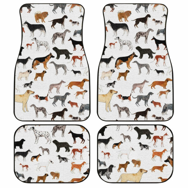 Dogs Breed Car Floor Mats Custom Dog Lover Car Accessories