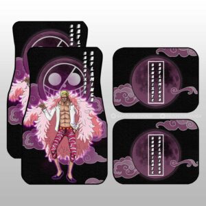 Donquixote Doflamingo Car Floor Mats Custom One Piece Anime Car Accessories Gifts For Anime Fans