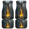 Dragon Fire on Battle Car Floor Mats 191021