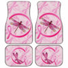 Dragonfly Car Floor Mats Custom Breast Cancer Car Accessories