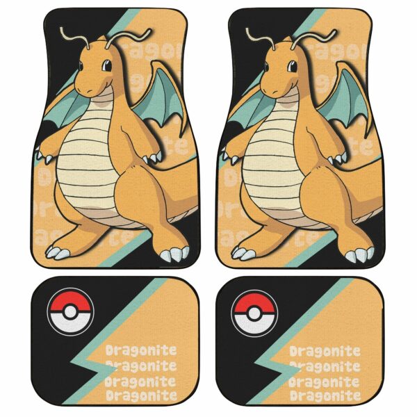 Dragonite Car Floor Mats Custom Anime Pokemon Car Interior Accessories