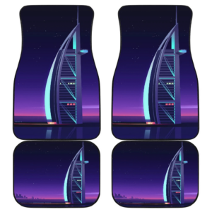 Dubai Tower Landscape Minimal Car Floor Mats UBC022602