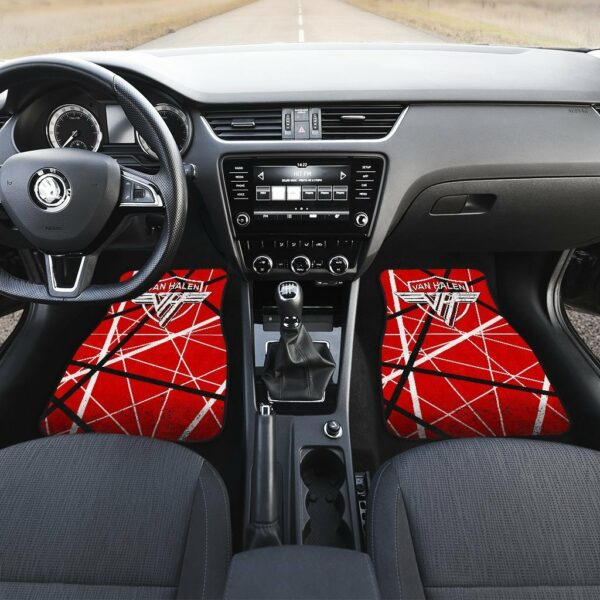 Eddie Van Halen Car Floor Mats Frankenstein Pattern