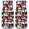 Elephant Colorful Pattern Car Floor Mats 191022