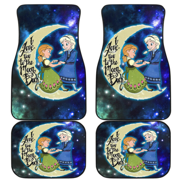 Elsa And Anna Frozen Car Floor Mats Cartoon Fan Gift H041420