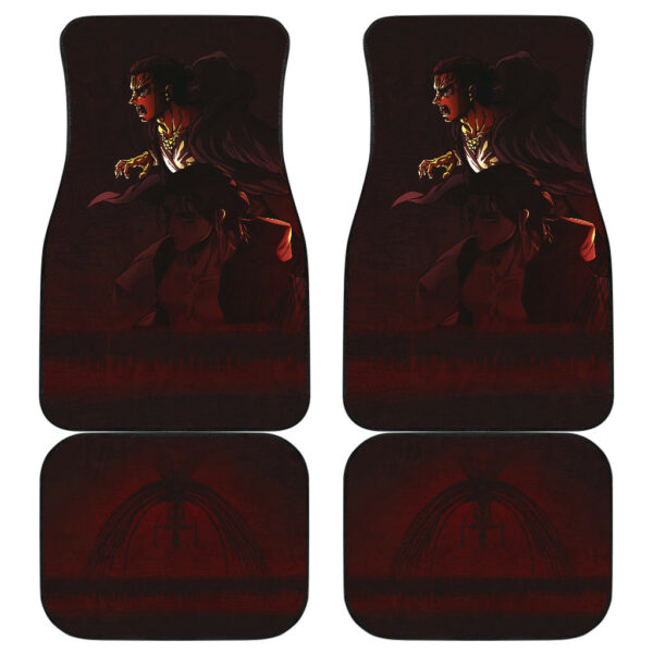 Eren Yeager Attack On Titan Car Floor Mats Anime Car Accessories