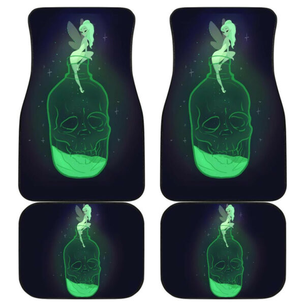 Fairy on Top Skull Bottle Car Floor Mats 191022