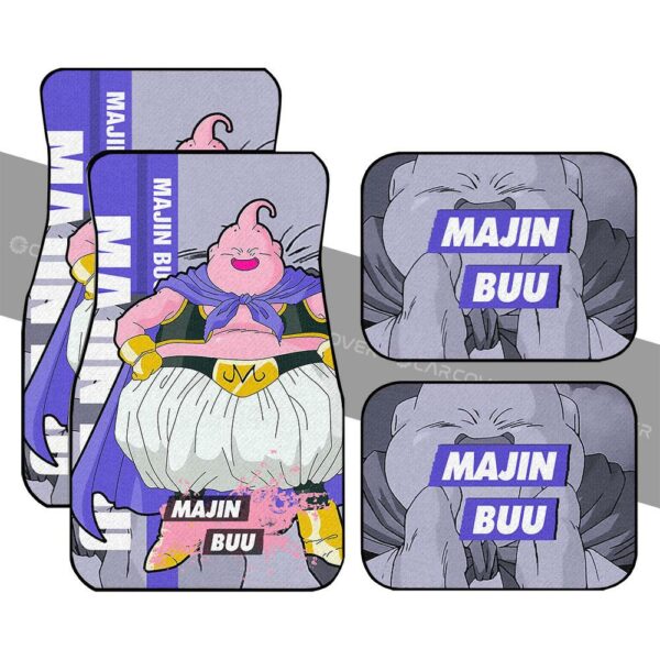 Fat Majin Buu Car Floor Mats Custom Dragon Ball Anime Car Accessories