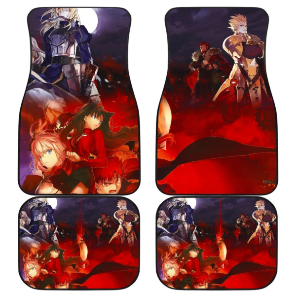 Fate Saber Vs Gilgamesh Side Battle Fate/Stay Night Car Floor Mats UBC040706