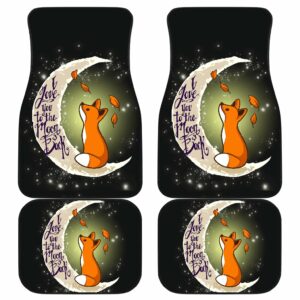 Fox Moon Front And Back Car Mats