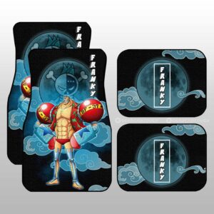 Franky Car Floor Mats Custom Anime One Piece Car Accessories Gifts For Anime Fans