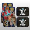 Franky Car Floor Mats Custom One Piece Anime Car Interior Accessories