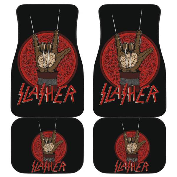 Freddy Krueger Slasher Car Floor Mats Movie Fan Gift H063020