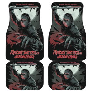 Friday The 13th Jason Voorhees Nothing This Evil Never Dies Car Floor Mats H063020