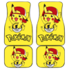 Funny Pikachu Car Floor Mats Pokemon Anime Fan Gift H200221