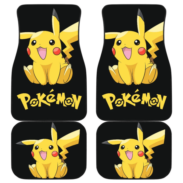 Funny Pikachu Pokemon Anime Fan Gift Car Floor Mats H200221