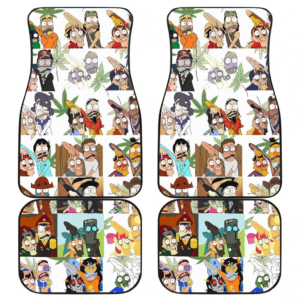 Funny Rick Morty Anime Hero Cosplay Rick And Morty Car Floor Mats UBC041904