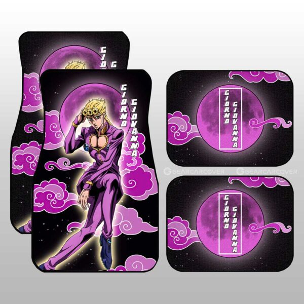 Giorno Giovanna Car Floor Mats Custom JoJo’s Bizarre Adventure Anime Gifts For Fan